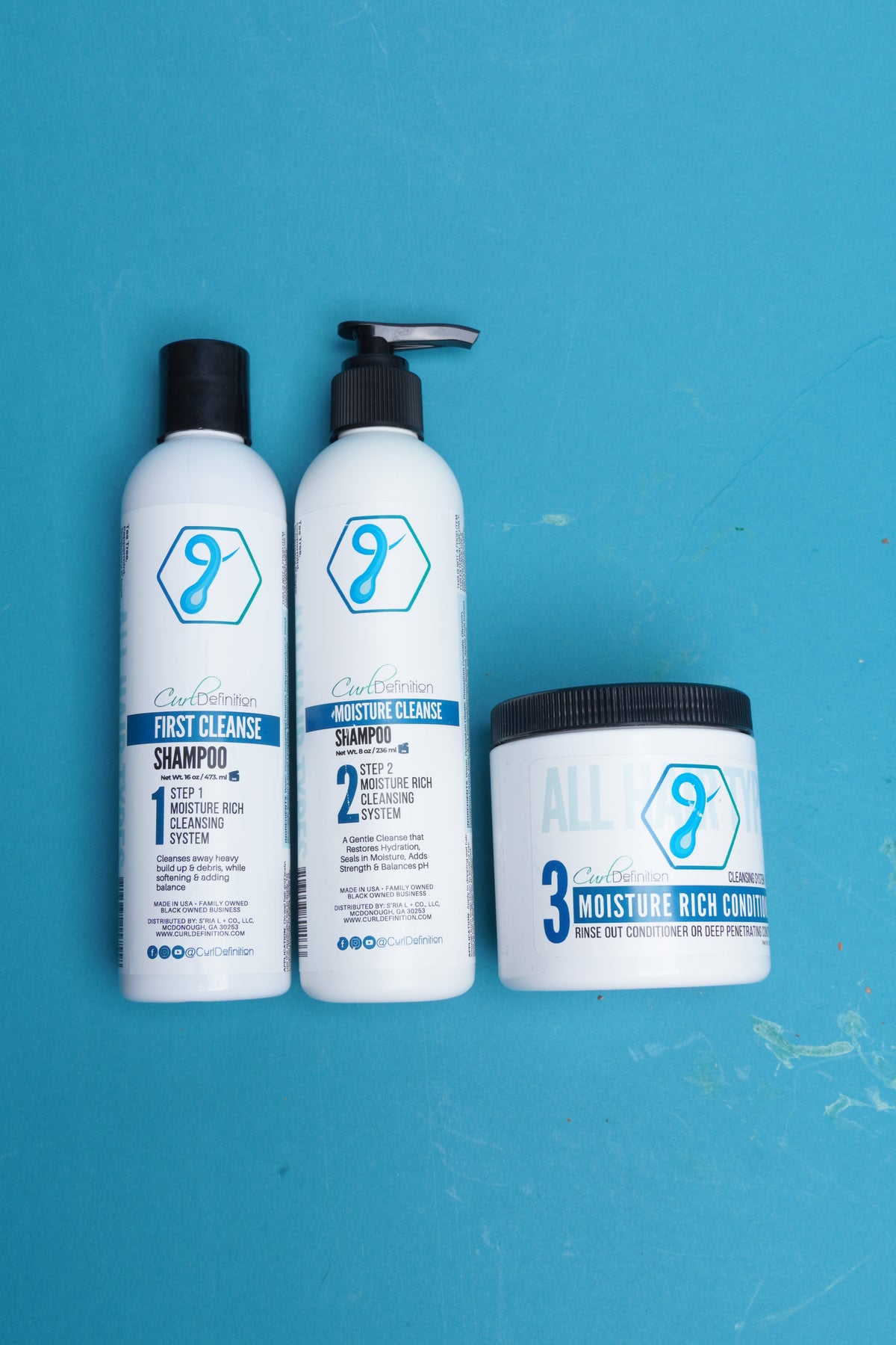 Curl Definition Moisture Rich Cleansing System Bundle