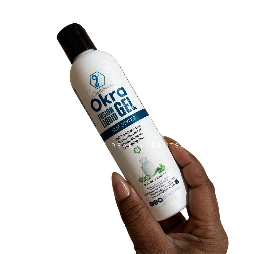 Okra Fusion Slip + Define Liquid Gel