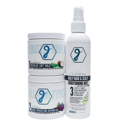 Curl Definition 3 Step System for CURLY Hair