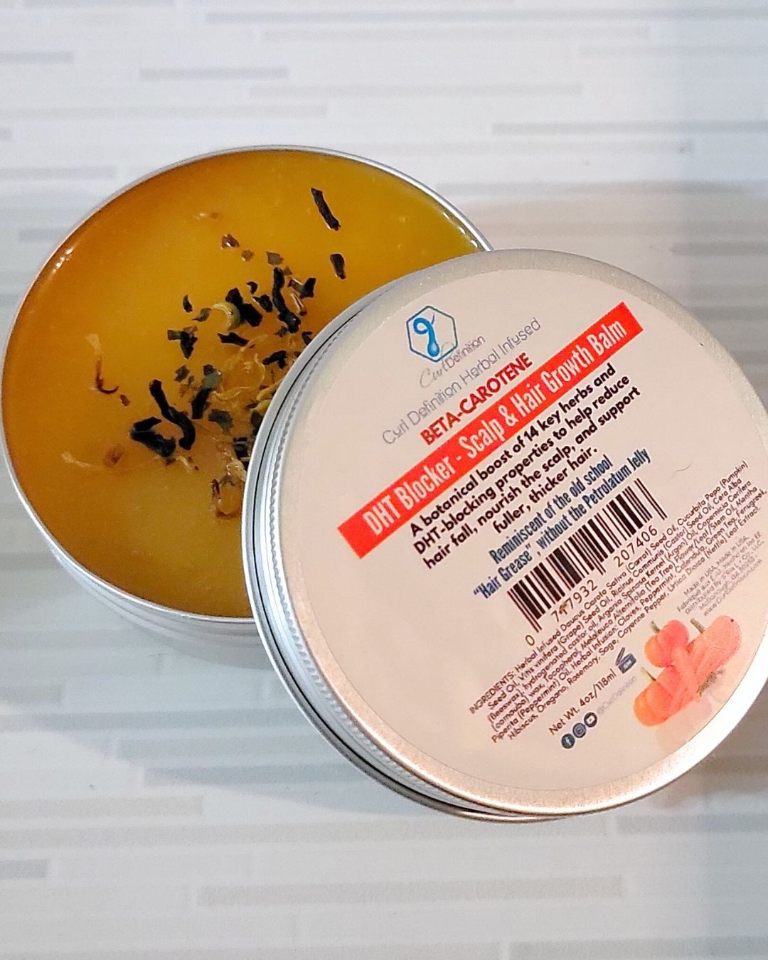 Beta-Carotene Scalp & Hair Growth Balm, 4oz