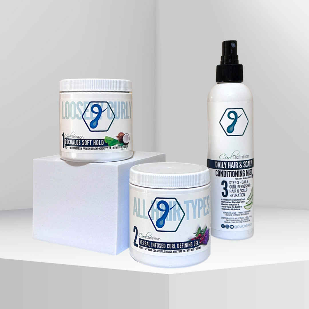 Curl Definition 3 Step System for CURLY Hair