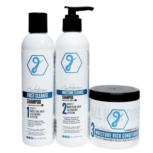 Curl Definition Moisture Rich Cleansing System Bundle