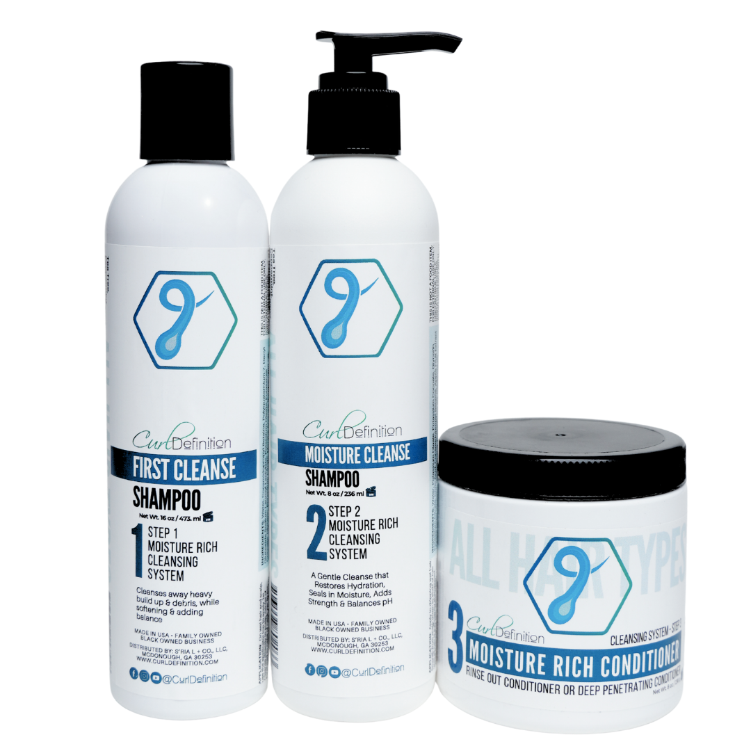 Curl Definition Moisture Rich Cleansing System Bundle