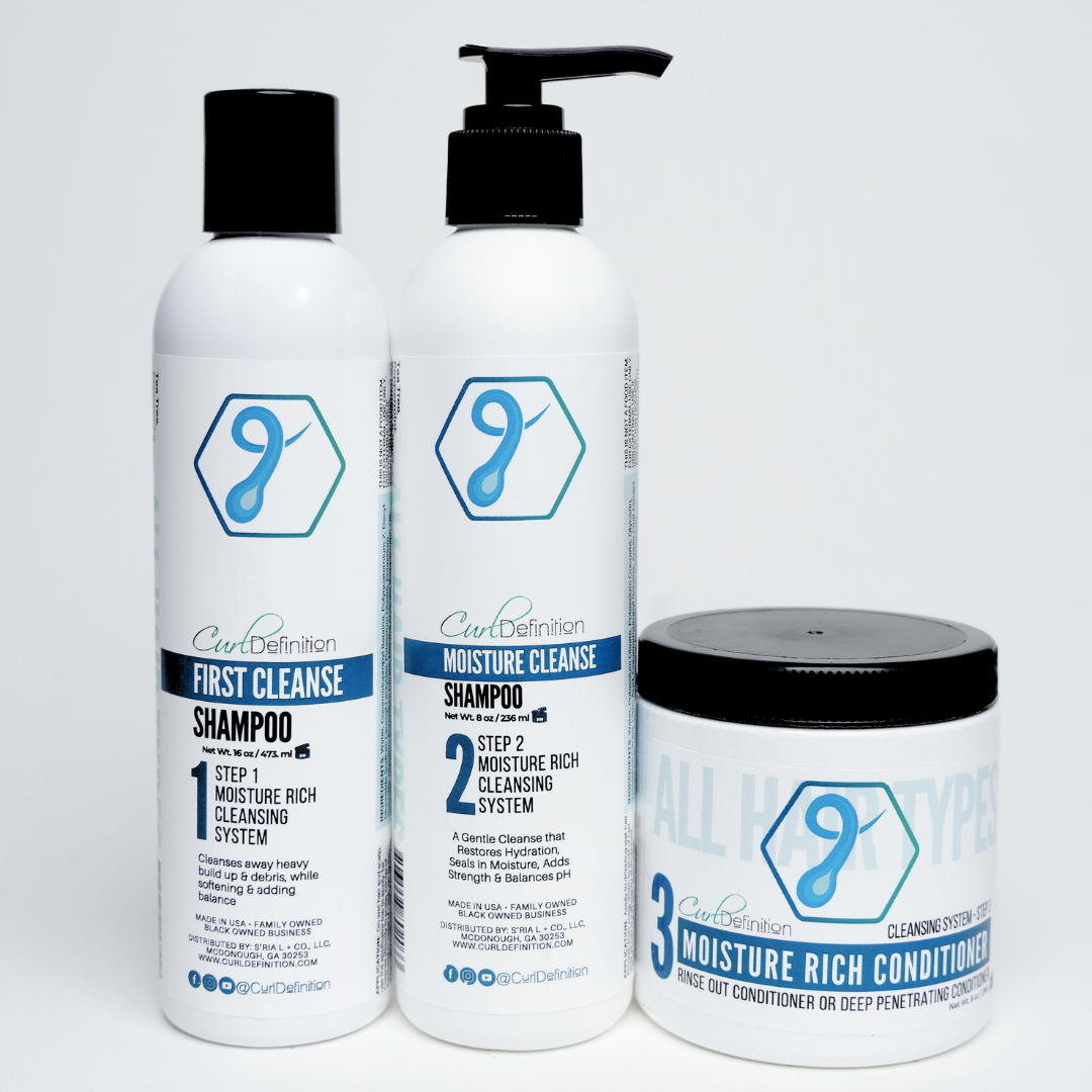 Curl Definition Moisture Rich Cleansing System Bundle