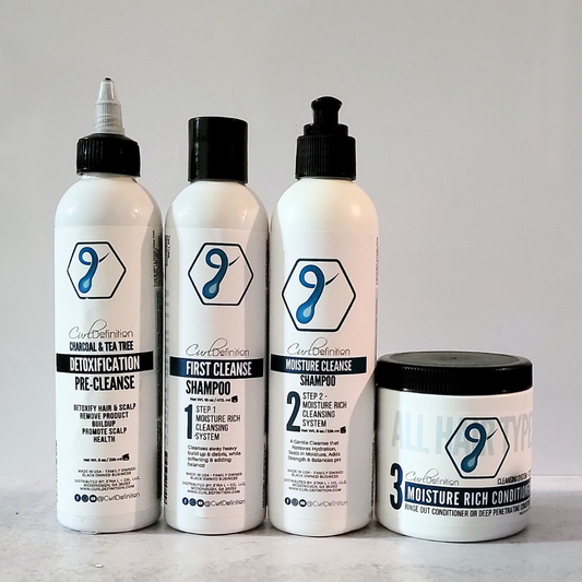 Curl Definition Charcoal Tea Tree Detoxification Pre-Cleanse