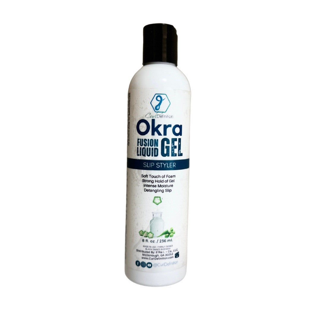 Okra Fusion Slip + Define Liquid Gel