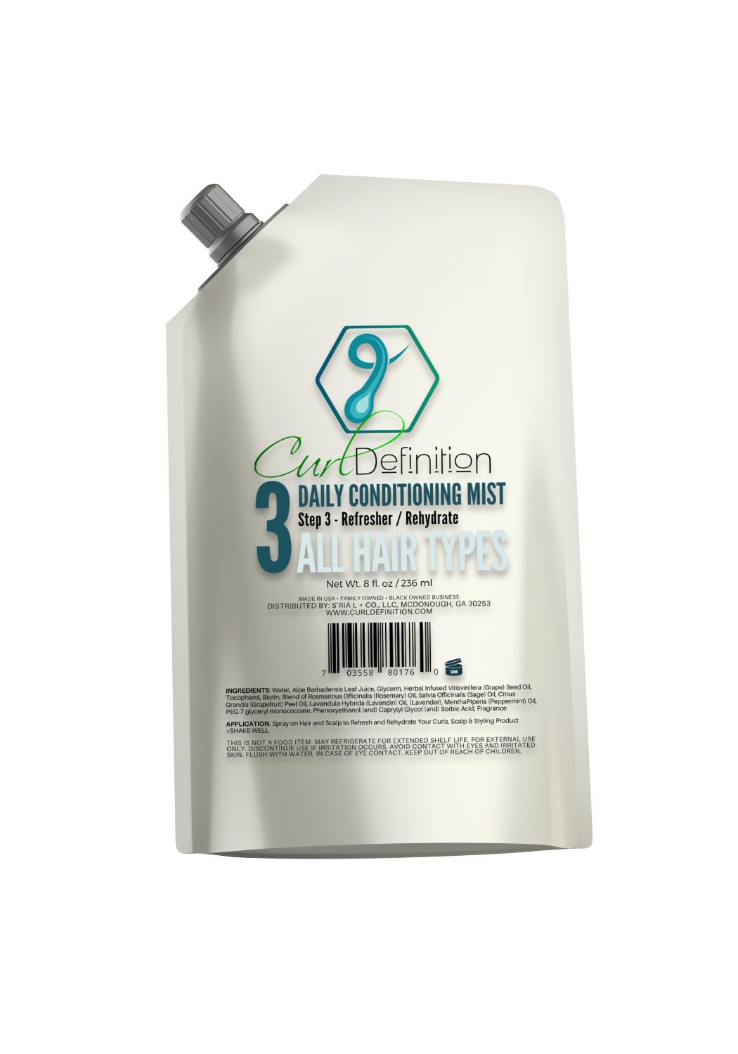Daily Hair & Scalp Conditioning Mist, STEP 3