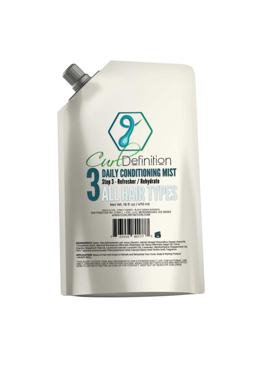 Daily Hair & Scalp Conditioning Mist, STEP 3