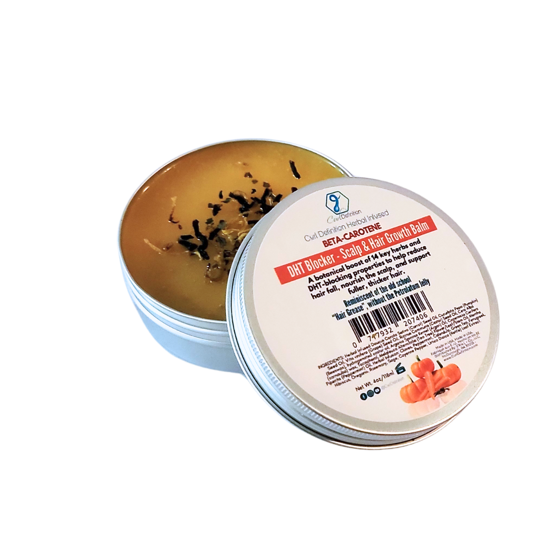 Beta-Carotene Scalp & Hair Growth Balm, 4oz