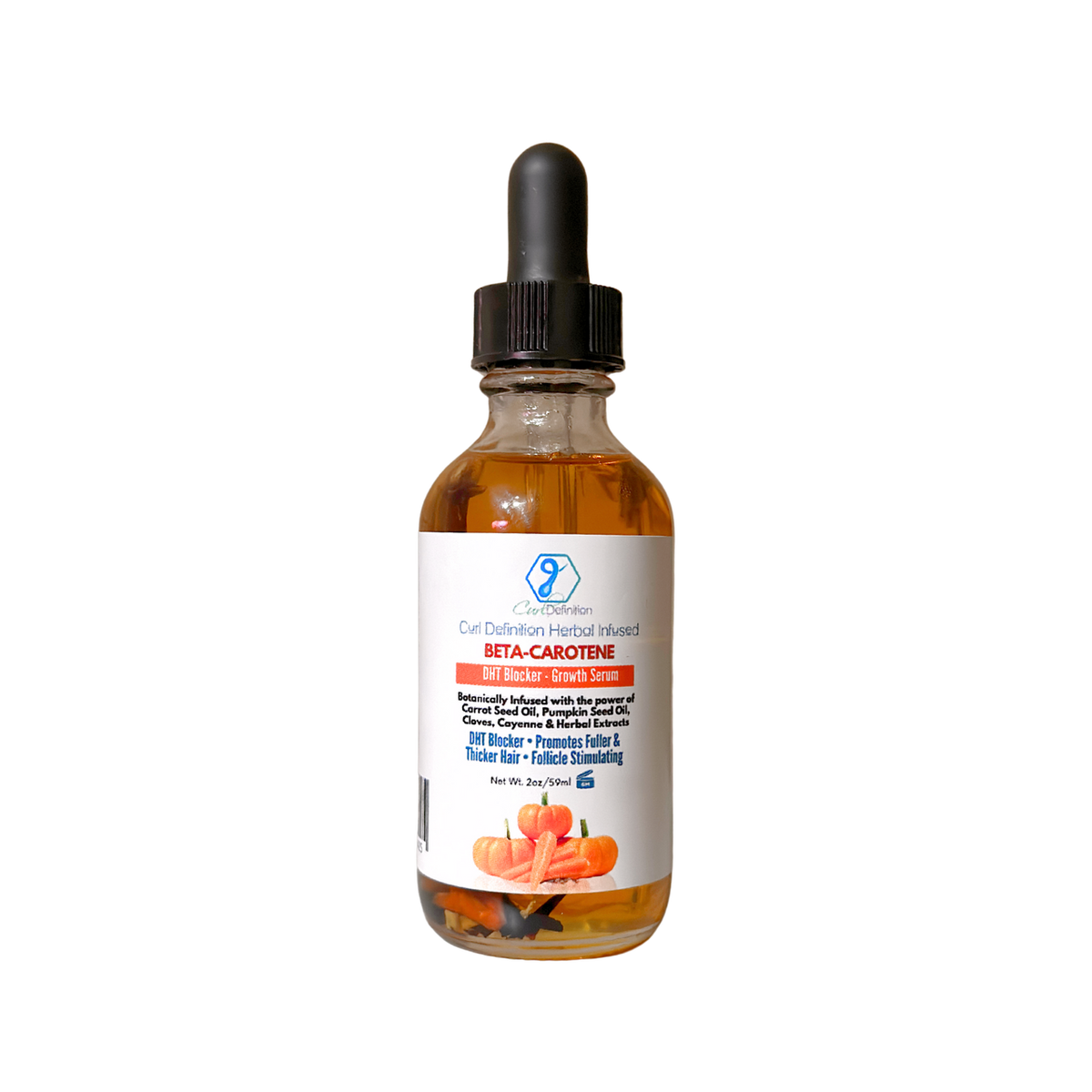 Beta-Carotene DHT Blocker - Growth Serum (2oz)