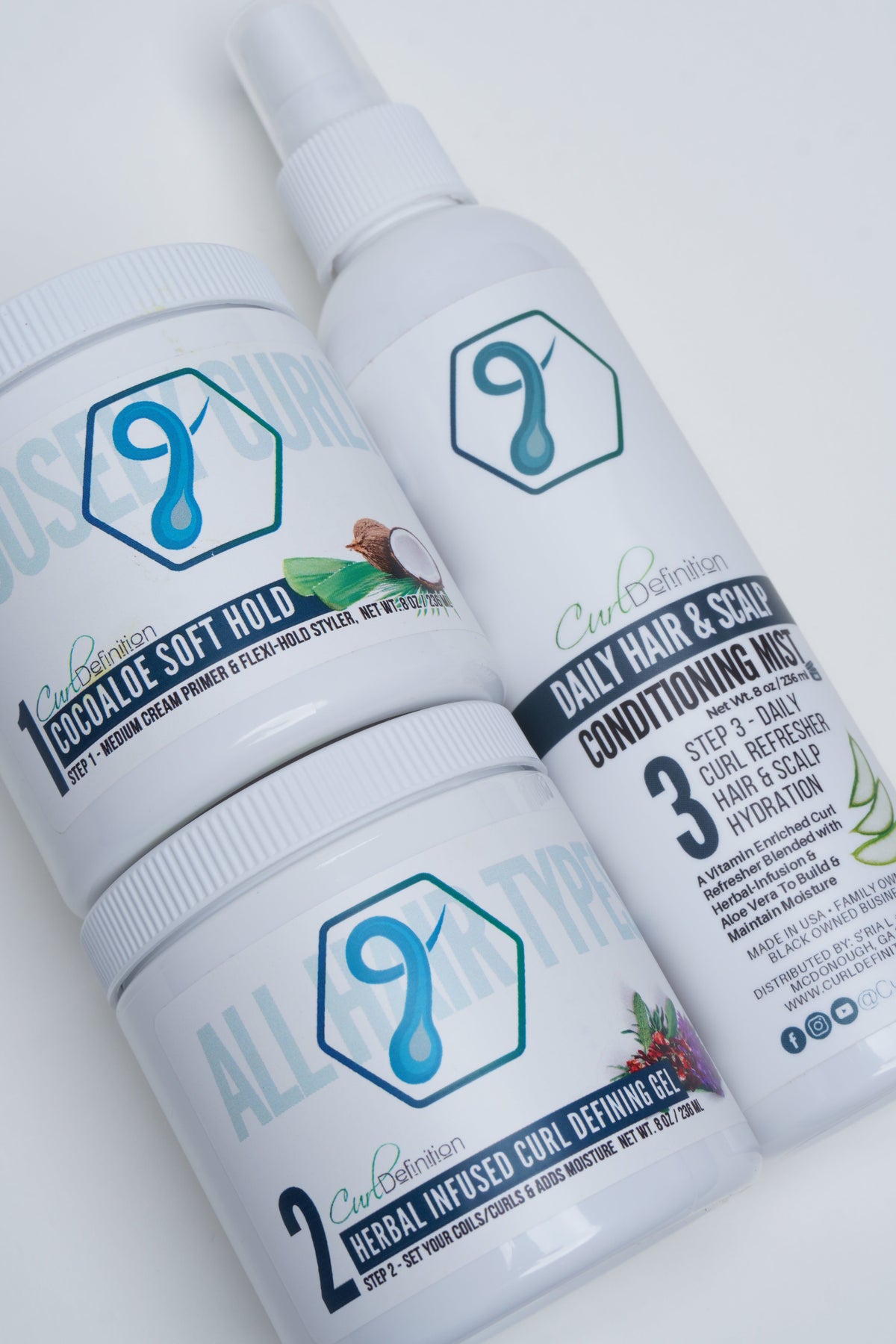 Coco Aloe Soft Hold, STEP 1, Primer For CURLY Hair