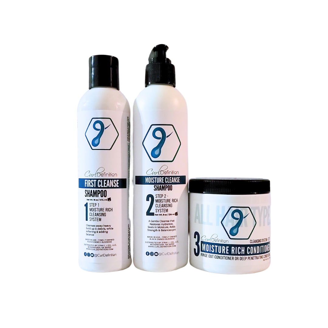 Curl Definition Moisture Rich Cleansing System Bundle