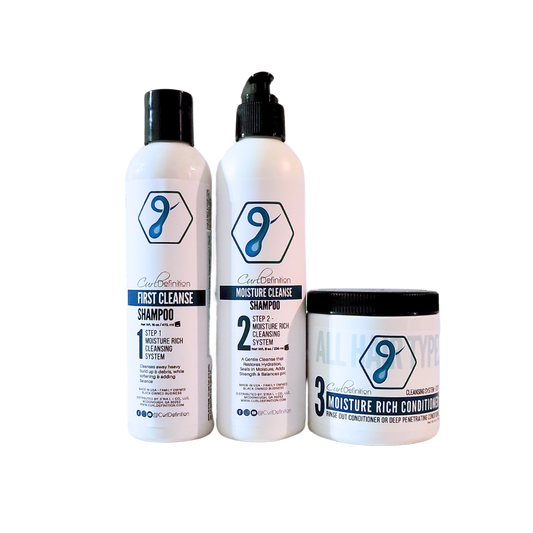 Curl Definition Moisture Rich Cleansing System Bundle